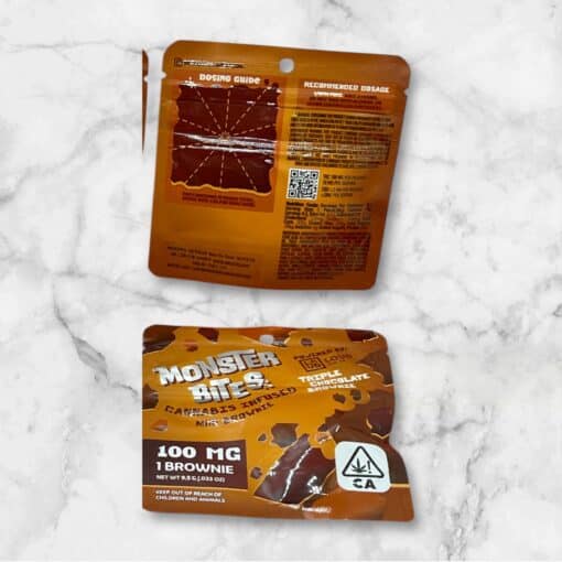 MONSTER BITES 500mg THC MINI BROWNIES 🔥🔥🔥 by LOUD - Image 4