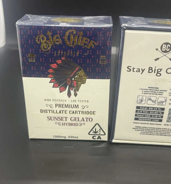 BIG CHIEF 1gram NEW EDITION AUTHENTIC FOR SALE 🔥🔥🔥 510 THREAD - Image 5