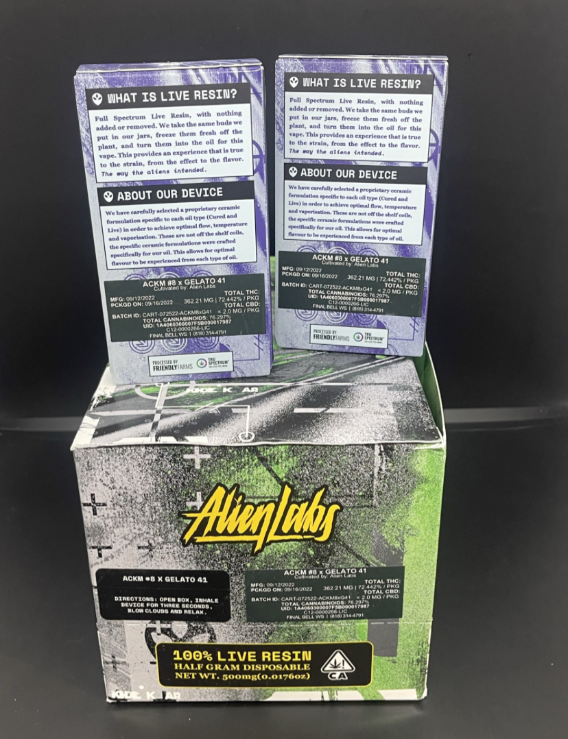 Alien Lab Disposable (Live RESiN ) New Edition 12/18/24