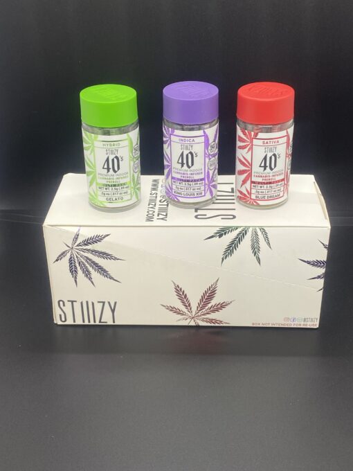 STIIIZY 40’S INFUSED PREROLLS - 5 pack AUTHENTIC 🏝️🔥 SALE 🔥🏝️
