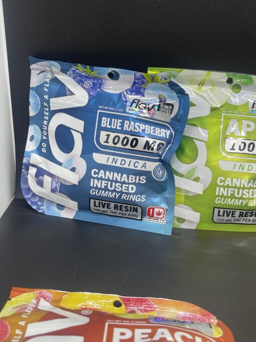 FLAV 1000mg LIVE RESIN CANNABIS INFUSED GUMMY RINGS ON SALE 🔥🔥 - Image 6