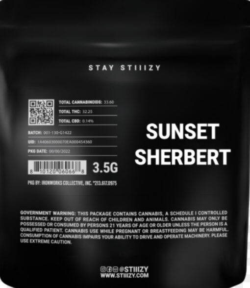SUNSET SHERBERT 3.5g HYBRID 35%THC 🔥🔥 - Image 2