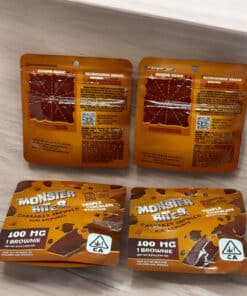 MONSTER BITES BY LOUD 100mg 🔥🔥🔥 ON SALE BROWNIE