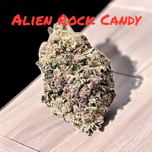 ALIEN ROCK CANDY 7 GRAMS HYBRID 27% THC. QUARTER