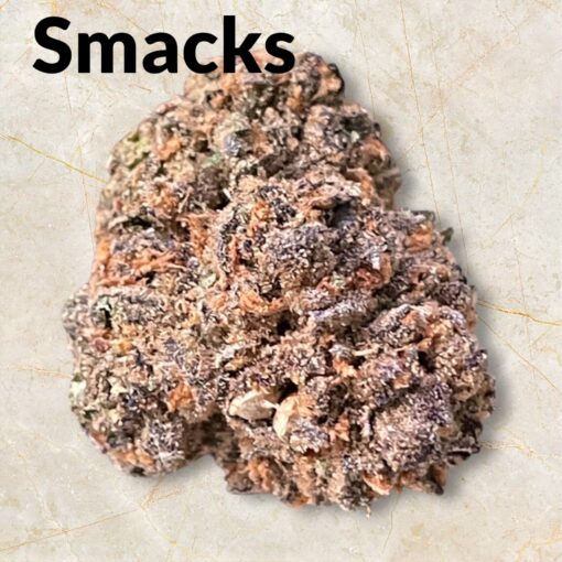 SMACKS 3.5grams  32%THC HYBRID  NAMELESS GENETIX CA