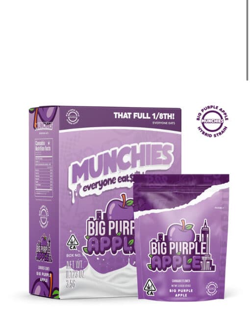 BIG PURPLE APPLE 3.5grams (MUNCHIES) 36%THC 🔥🔥