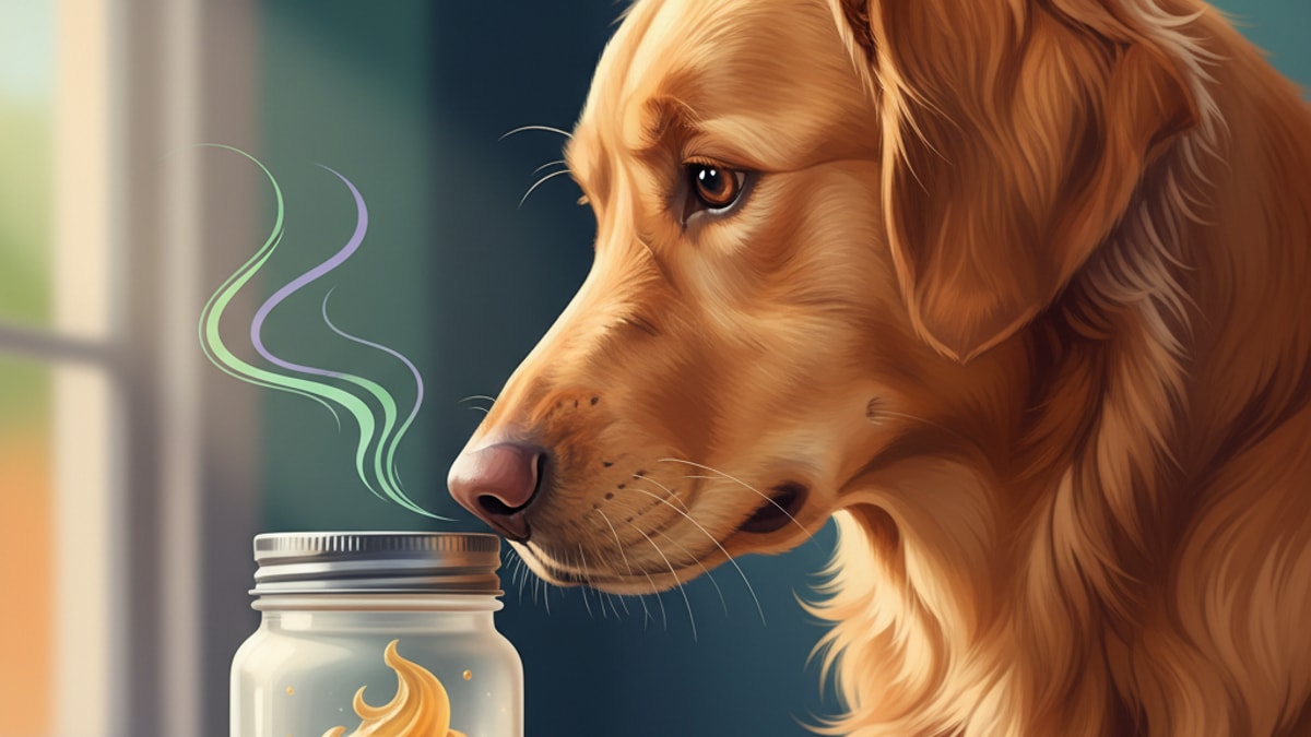 Blog Post: can dogs smell cannabis concentrates - Professional illustration