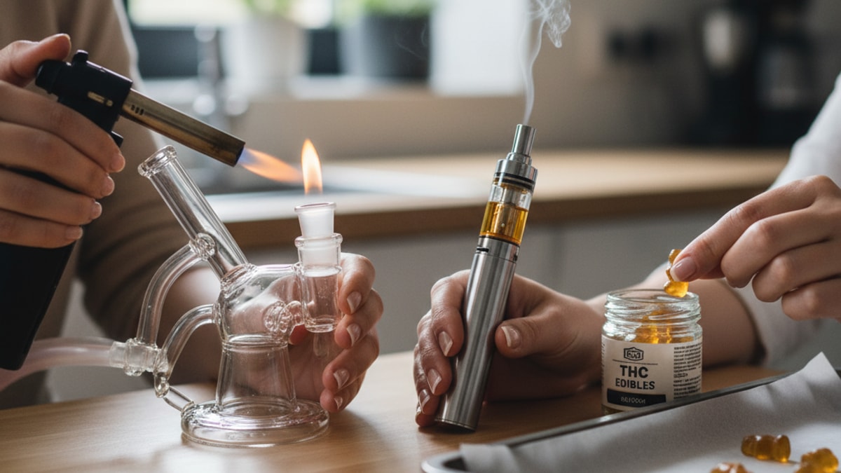 Blog Post: how do you take thc concentrates - Professional illustration