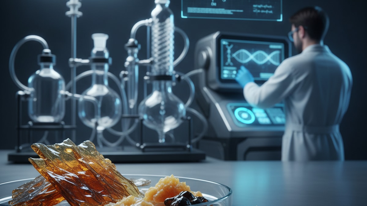 Blog Post: how do thc concentrates work - Professional illustration