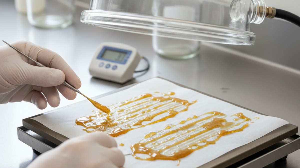 Blog Post: how to purge concentrates - Professional illustration