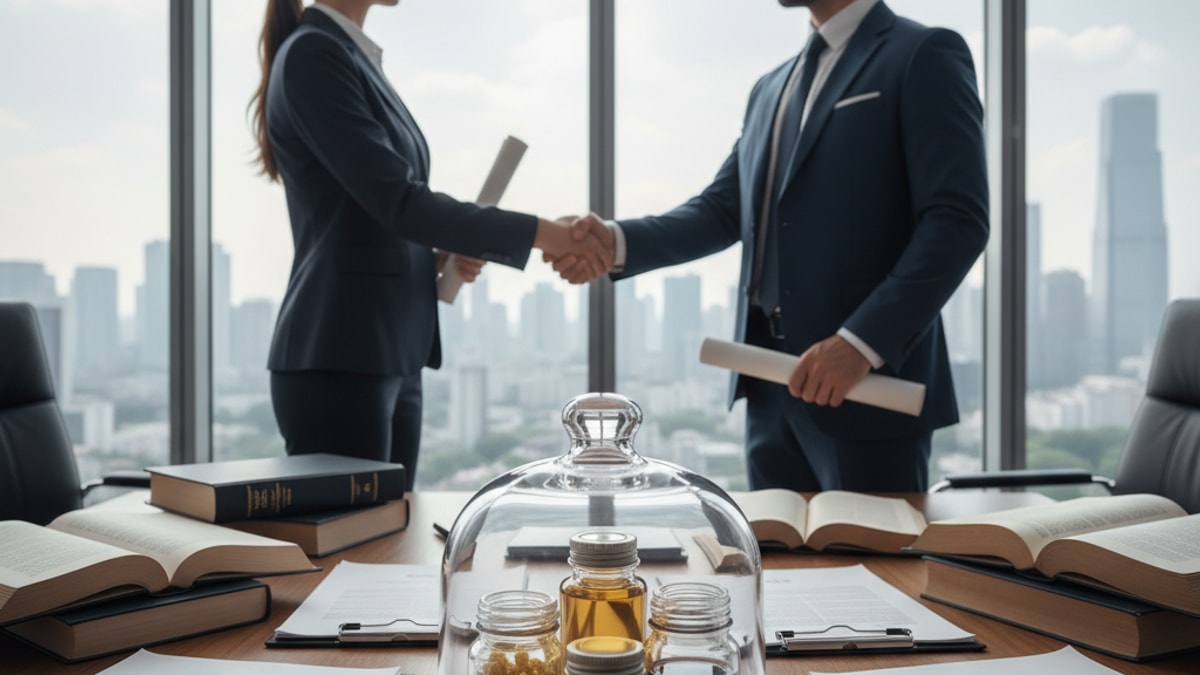 Blog Post: are concentrates legal - Professional illustration