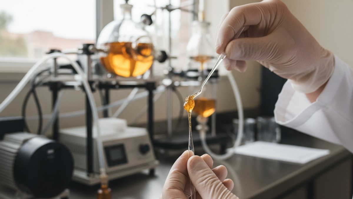 Blog Post: how to make cannabis concentrates - Professional illustration