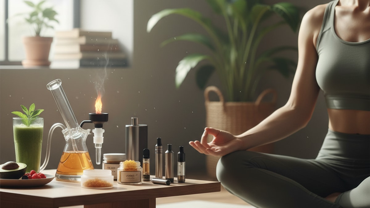 Blog Post: how strong are thc concentrates - Professional illustration