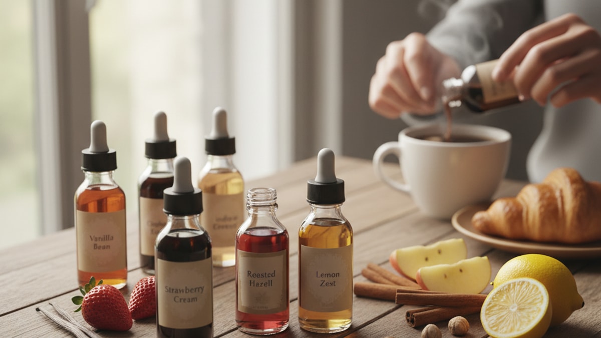 Blog Post: where to buy flavor concentrates - Professional illustration