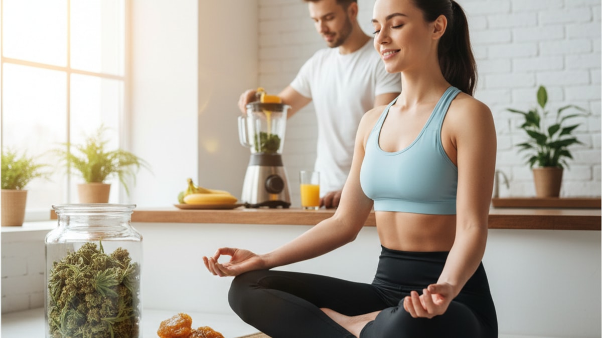 Blog Post: why does smoking weed give you more hangover than concentrates - Professional illustration